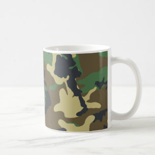 De Café As forças armadas camuflam a caneca