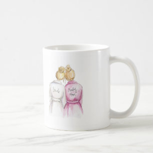De Café As irmãs são para sempre caneca feita sob