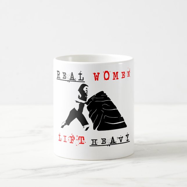 De Café As mulheres reais levantam a caneca pesada (Centro)