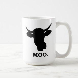 De Café As vacas vão MOO - caneca 15oz