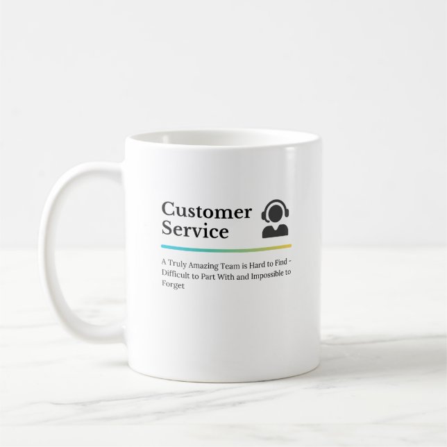 De Café Atendimento ao Cliente - caneca (Esquerda)