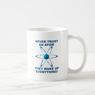 De Café Átomos Formam Tudo Caneca Divertida