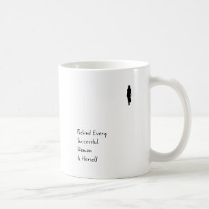 De Café Atrás da mulher é ela mesma a caneca inspirada d