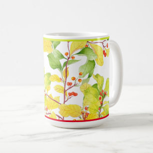 De Café Autumn Berries sobre uma Caneca Clássica