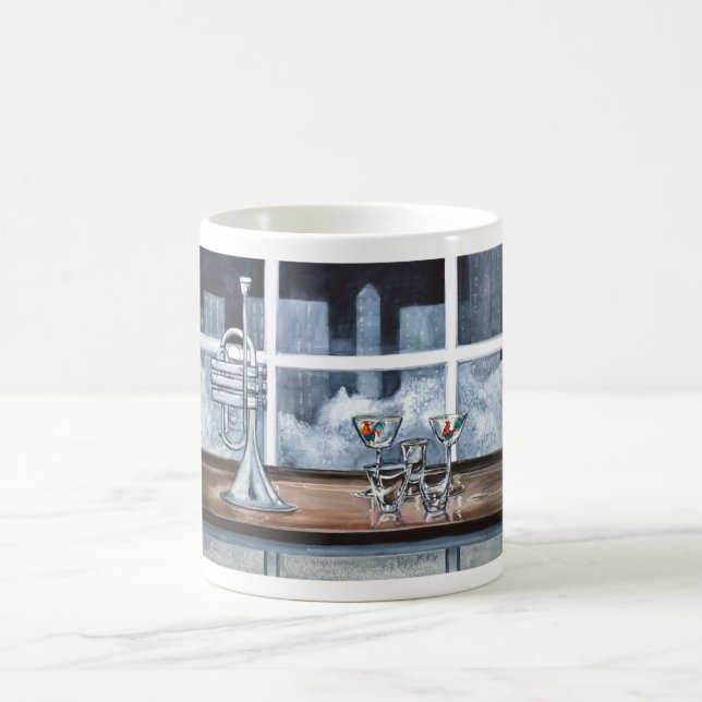 De Café Azuis na caneca da noite (Centro)