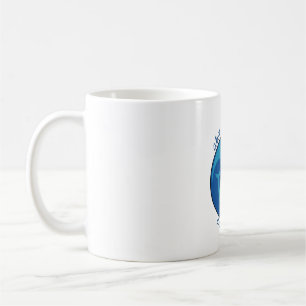 De Café Azul Absoluto - caneca