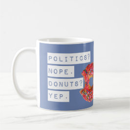 De Café Azul da caneca do amante da rosquinha