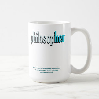 De Café azul da caneca do filósofo