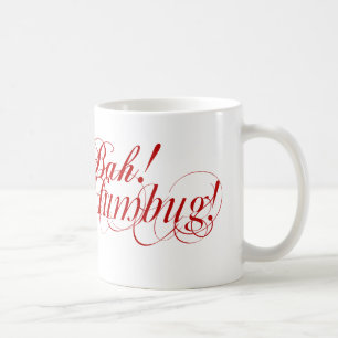 De Café Bah! Farsa! caneca da tipografia