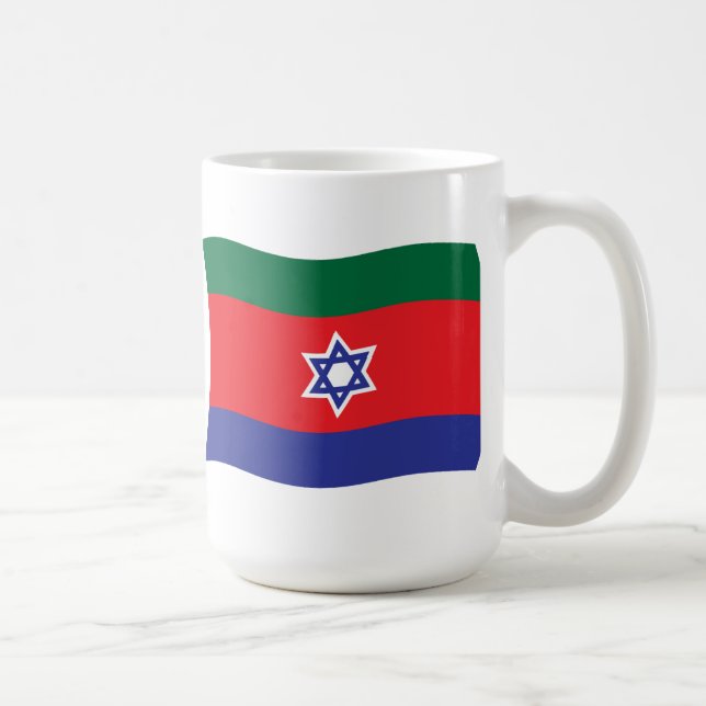 De Café Bandeira Bnei Menashe Caneca (Direita)