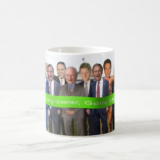 De Café Barack das idades - caneca global indo mais verde