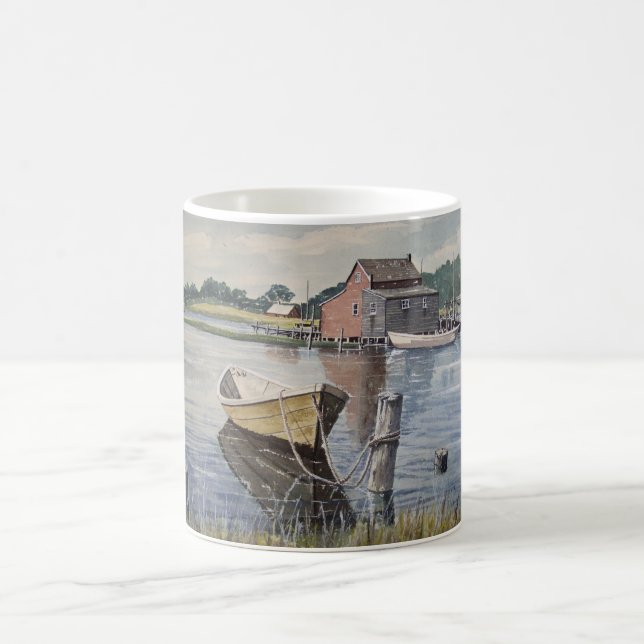 De Café Barco a remos na caneca do lago (Centro)