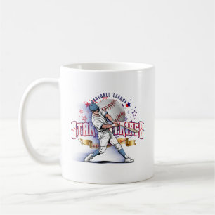 De Café Baseball Stars & Stripes #11 Caneca Clássica