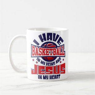 De Café Basquetebol em minhas veias Jesus em minha caneca