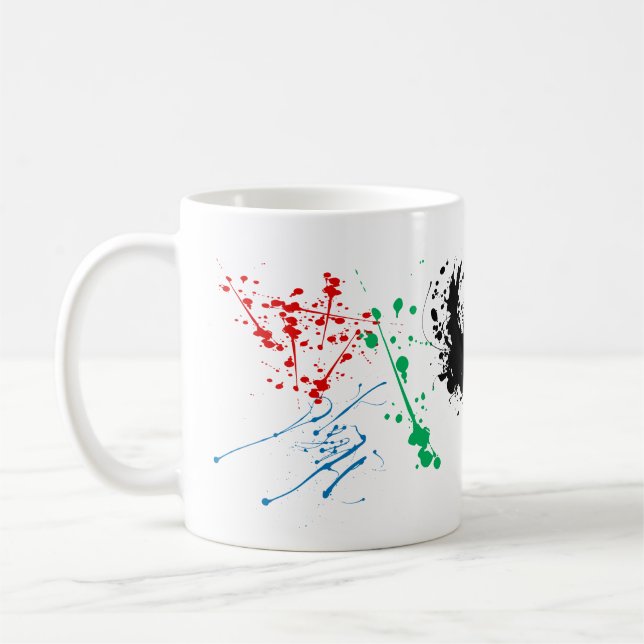 De Café Basta colocar uma pintura em uma caneca (Esquerda)