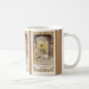 De Café Bebê polonês Jesus na caneca do comedoiro