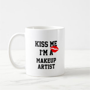 De Café Beija-Me Sou Uma Caneca Artista Makeup