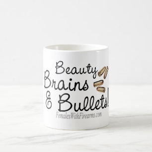 De Café Beleza, cérebros, e balas! Caneca