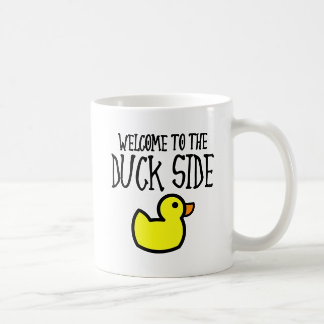 De Café Bem-vindo à Caneca Divertida do Lado do Pato (Direita)