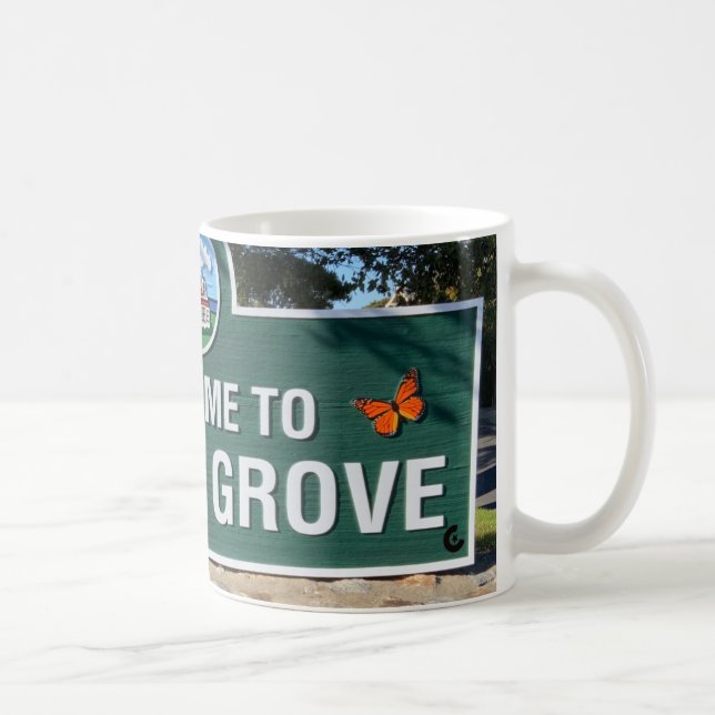 De Café Bem-vindos ao Pacífico Grove, caneca da Califórnia (Direita)