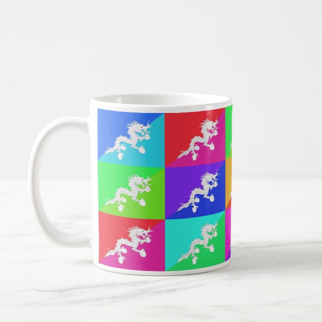 De Café Bhutan Multihue embandeira a caneca (Esquerda)