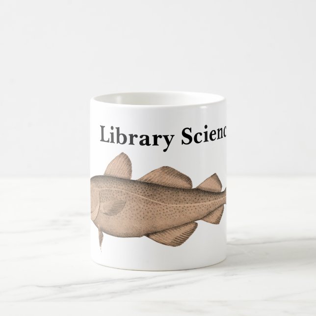 De Café Biblioteca Sciencer com caneca do bacalhau (Centro)