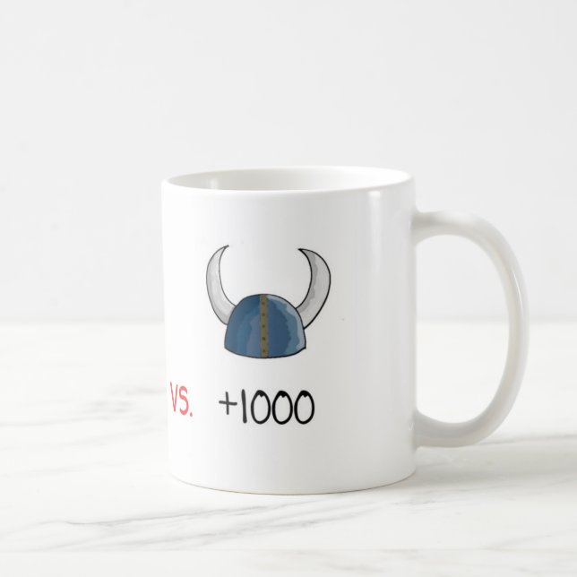 De Café Bill contra Eric (versão) da idade - caneca (Direita)