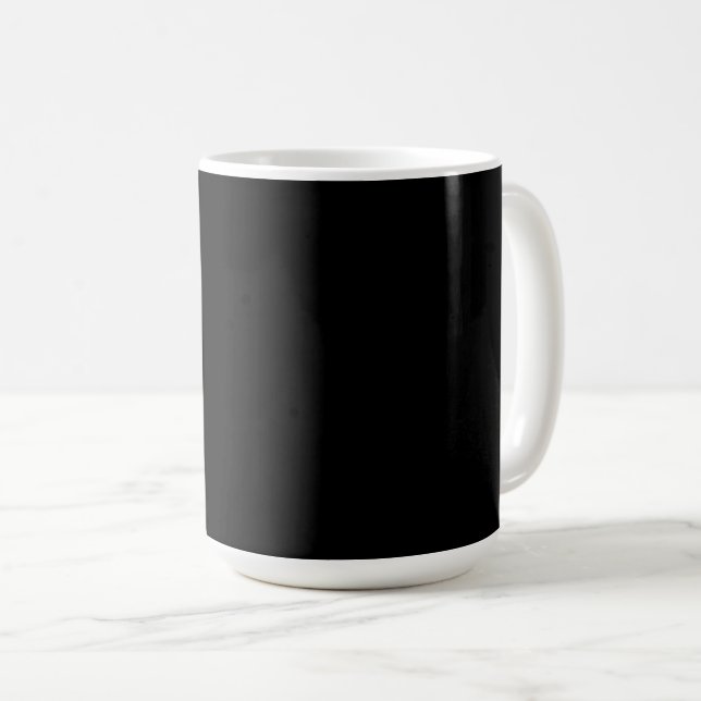 De Café Black, simplesmente elegante caneca (Frente Esquerda)