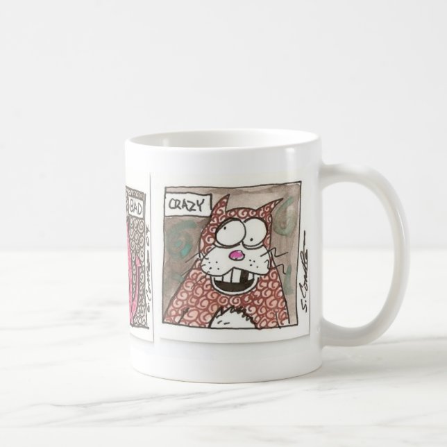 De Café boa, caneca má, louca dos gatos (Direita)