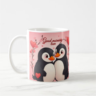 De Café Bom Dia Amor - Caneca do Dia dos Namorados dos Pin