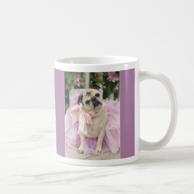 De Café Bonito na caneca roxa do Pug (Direita)