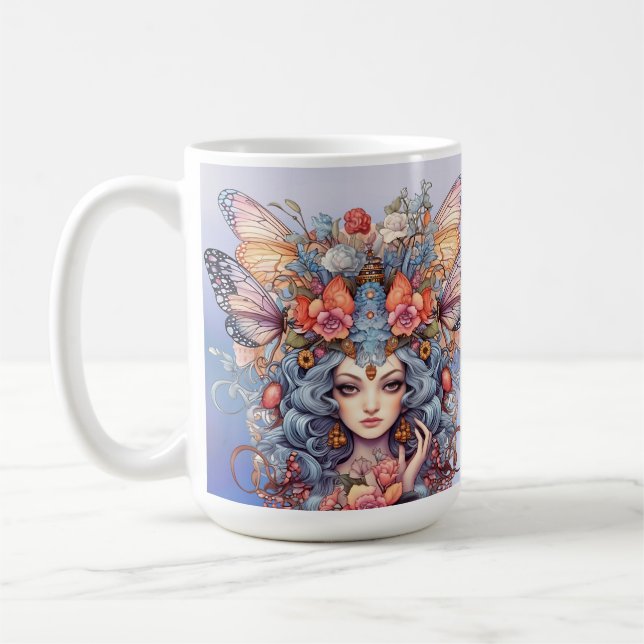 De Café Borboleta Fada Mãe Caneca (Esquerda)