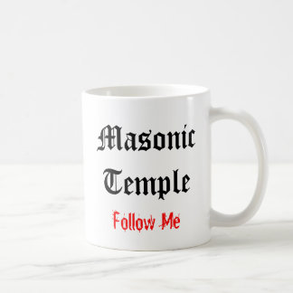 De Café Branco maçónico da caneca #1 do templo