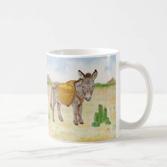De Café Burro com caneca da cesta (Direita)