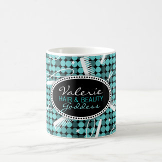 De Café Cabelo da cerceta legal & caneca feitos sob