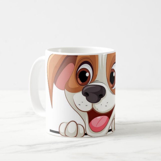 De Café Cachorro Corinto - Caneca (Frente Esquerda)
