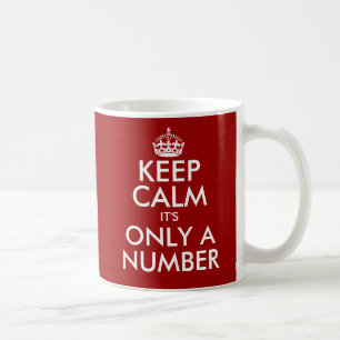 De Café Calma, é só uma caneca número 49º Aniversário
