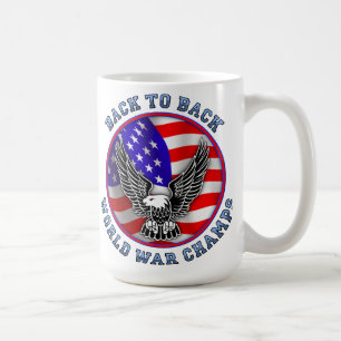 De Café Campeões Mundiais Consecutivos Caneca Engraçada e