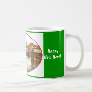 De Café Camperdown & caneca do Natal das quedas
