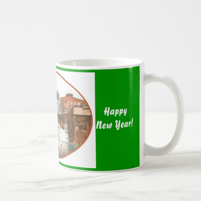 De Café Camperdown & caneca do Natal das quedas (Direita)