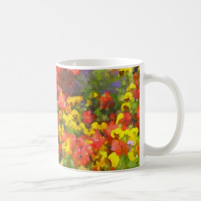 De Café Campo da caneca das flores (Direita)