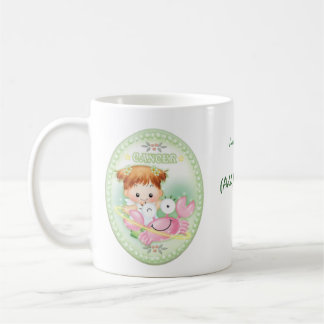 De Café Cancer - caneca personalizada do zodíaco