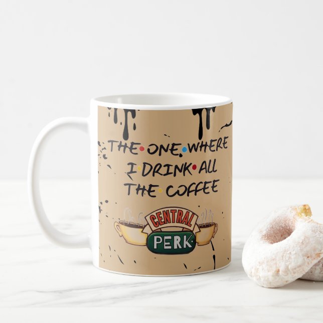 De Café caneca (Com Donut)