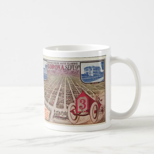 De Café Caneca 1913 da competição automóvel da corona (Direita)