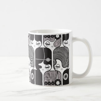 De Café caneca 2 das bonecas do deco