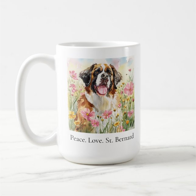 De Café Caneca (330 ml) – Paz. Amor. São Bernardo (Esquerda)