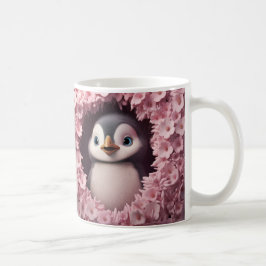 De Café Caneca 3D Pinguim