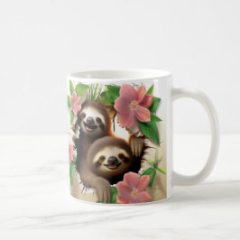 De Café Caneca 3D Preguiça