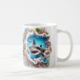 De Café Caneca 3D Tubarão