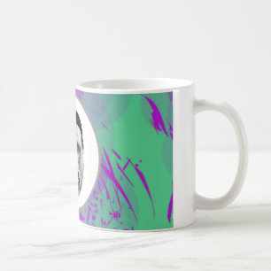 De Café Caneca abstrata do gorila